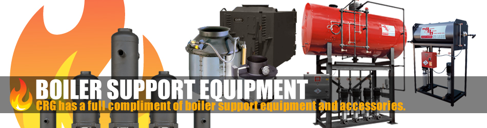 CRG Boiler Systems offers support equipment, deaerators, feed-water, feedwater, feedwater, blow-down blowdown blow down separators.