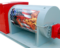 CRG Boiler Systems designs & builds Dragon Fire hot air units.